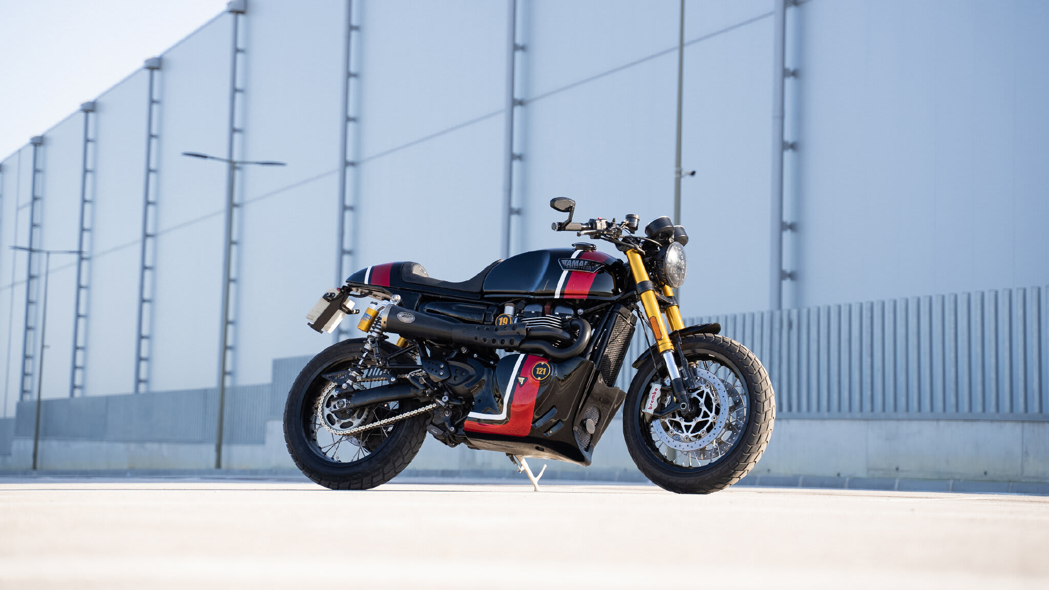 triumph bonneville t100 caferacer tamarit jbbs