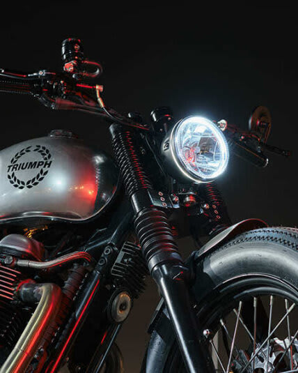 Tamarit motorcycle number 54  A Brat Style with Triumph