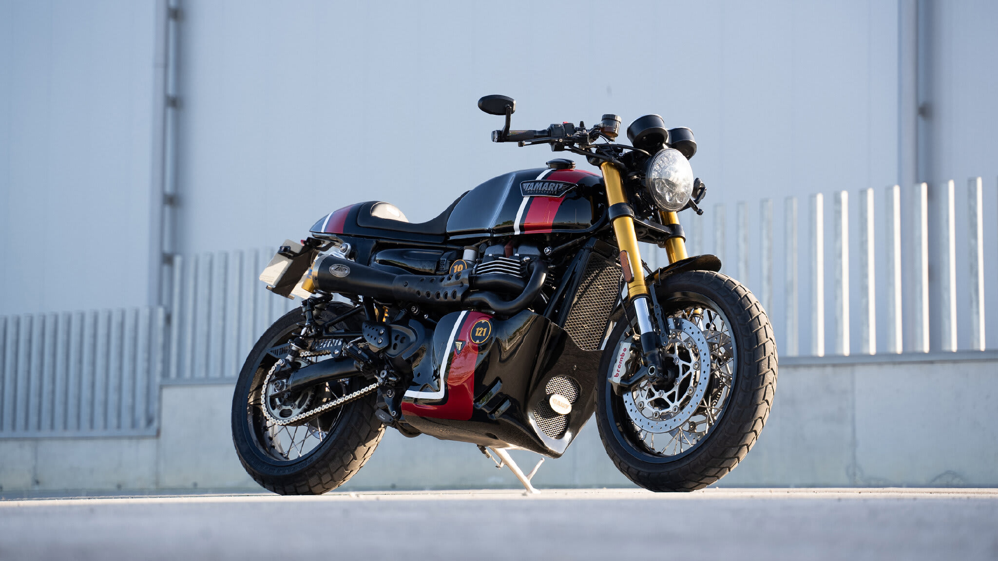 triumph bonneville t100 caferacer tamarit jbbs