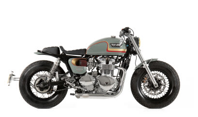 Triumph Thruxton Brat Style Motos Tamarit Victory