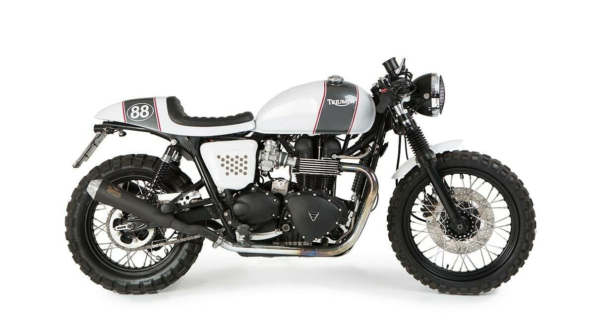 triumph bonneville t100 cafe racer tamarit alfa88