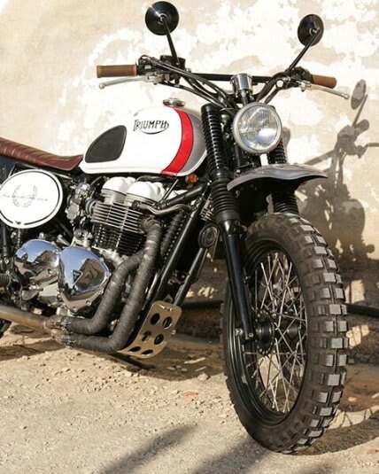 Tamarit bike number 19 Carmela is a Scrambler transformation