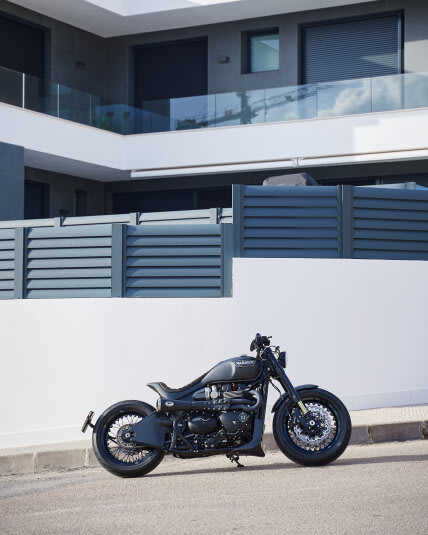 111 Titanium  A custom bobber with a whole new level of character.