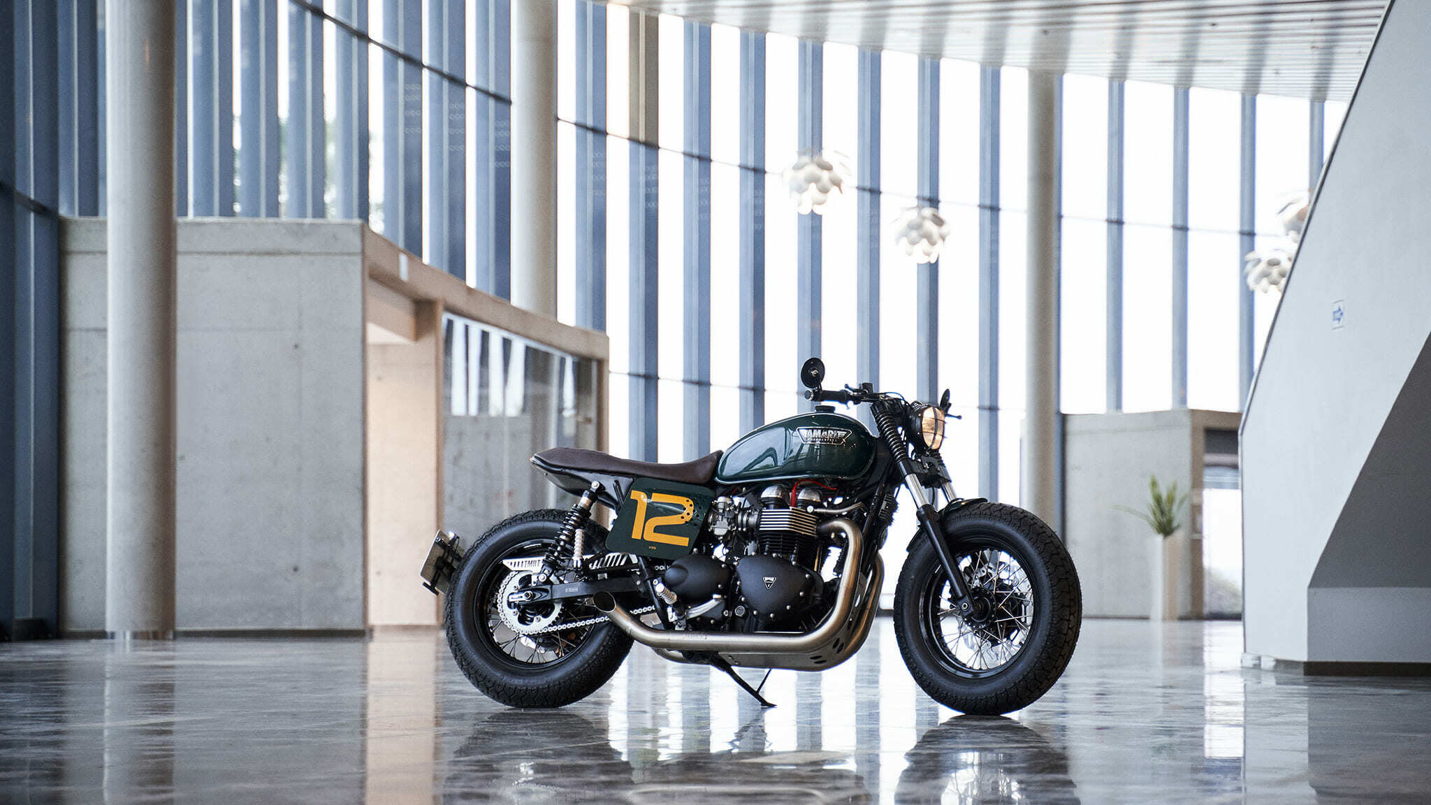 triumph bonneville brat style tamarit twelve