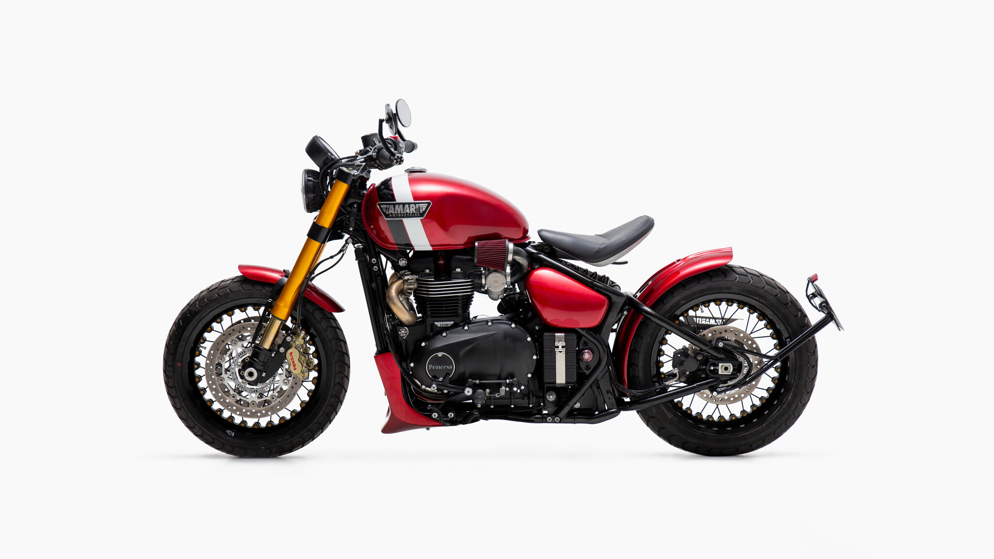 triumph bonneville t120 brat style tamarit coffee snob