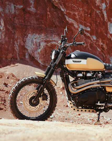 Motorcycle number 61 | A powerful Scrambler with soft and elegant lines. Motorcycle number 61 | A powerful Scrambler with soft and elegant lines.
