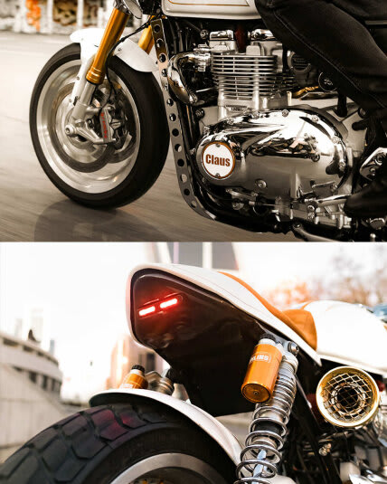 Tamarit 83 | A Cafe Racer on a Thruxton 1200 R engine, speed