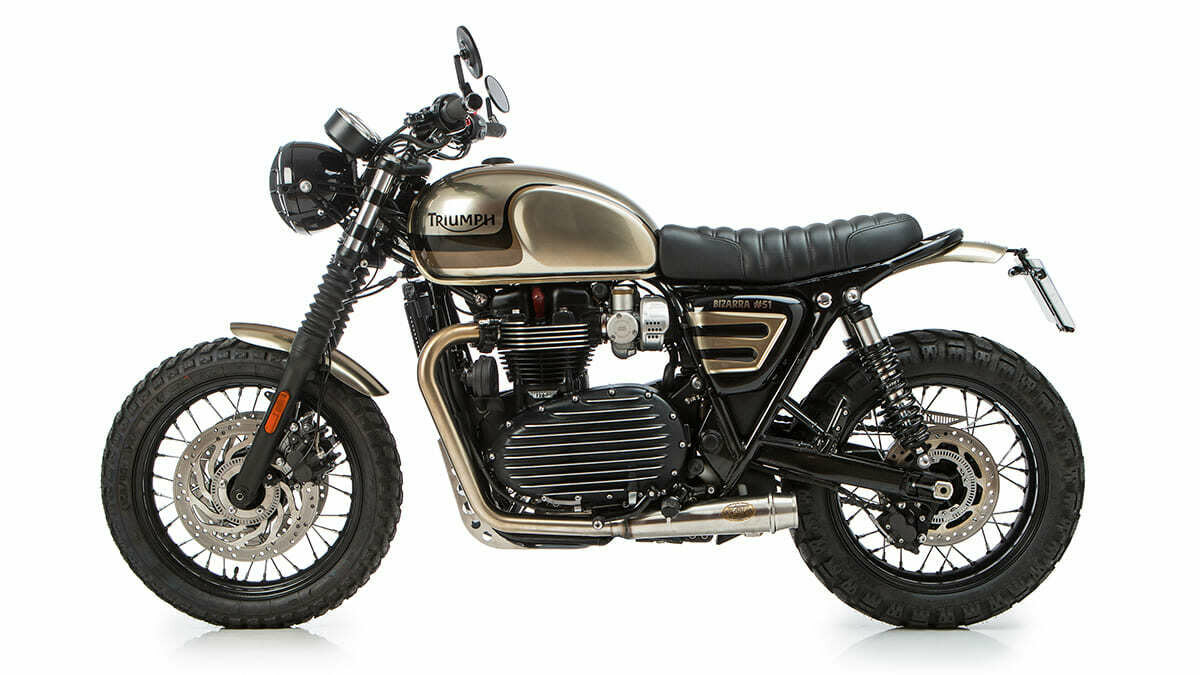 triumph bonneville t120 brat style tamarit bizarra