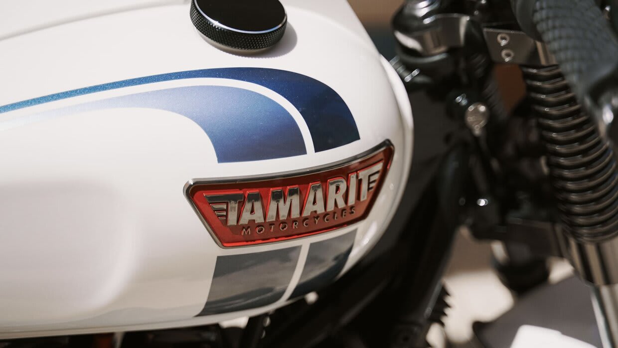 triumph bonneville t100 brat style tamarit california