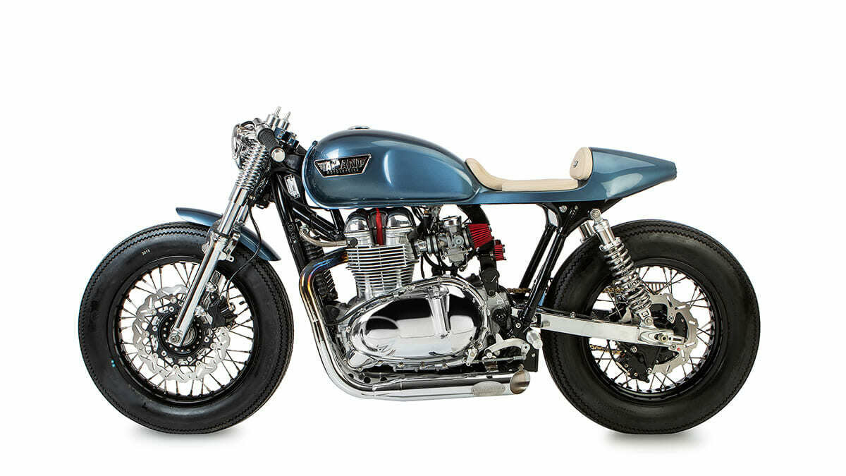 triumph thruxton 900 cafe racer tamarit gullwing