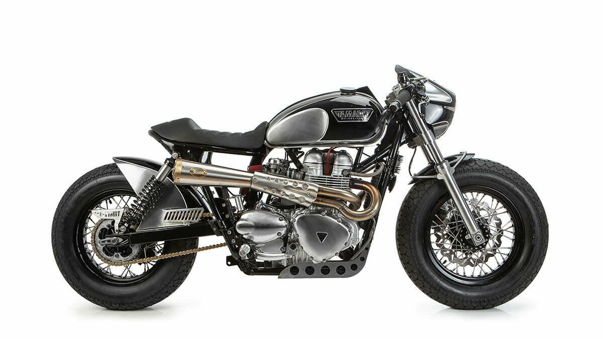 triumph bonneville t100 cafe racer tamarit gotham