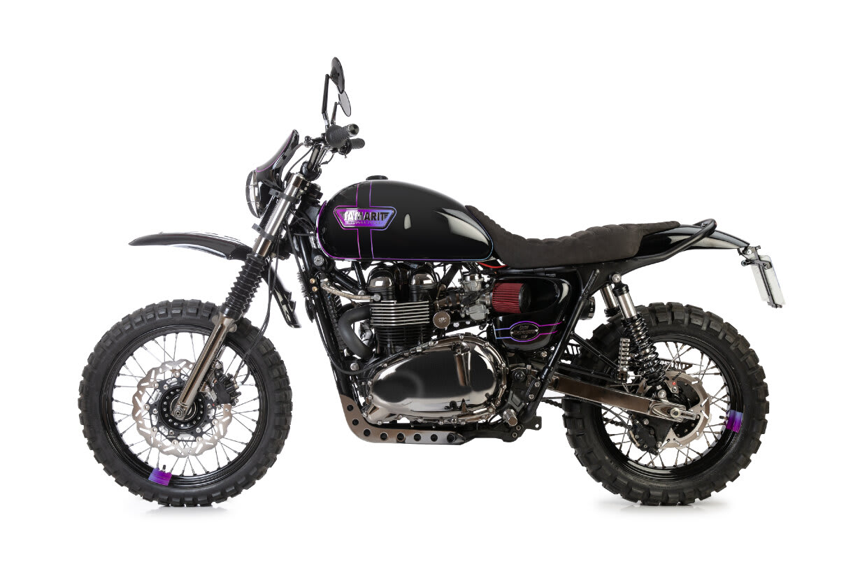 triumph scrambler scrambler tamarit neon city