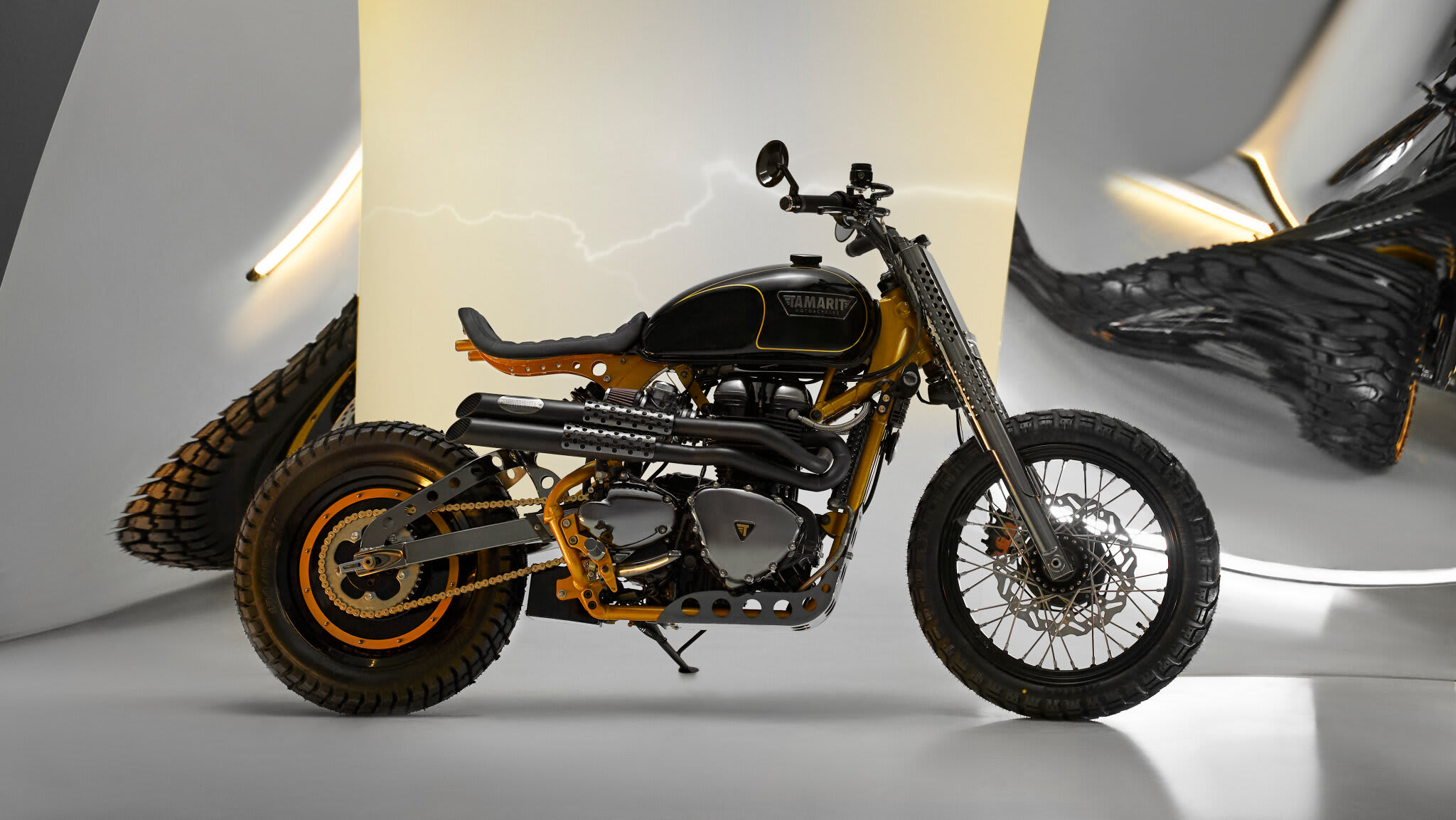 triumph bonneville t100 tracker tamarit fury