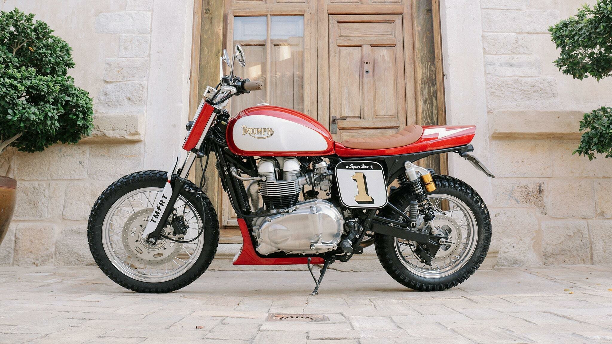 triumph bonneville t100 dirt track tamarit superstar