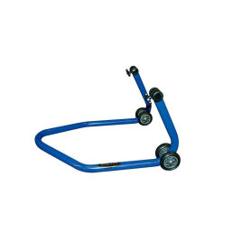 Bike Lift universal rear stand Blue with "V" brackets