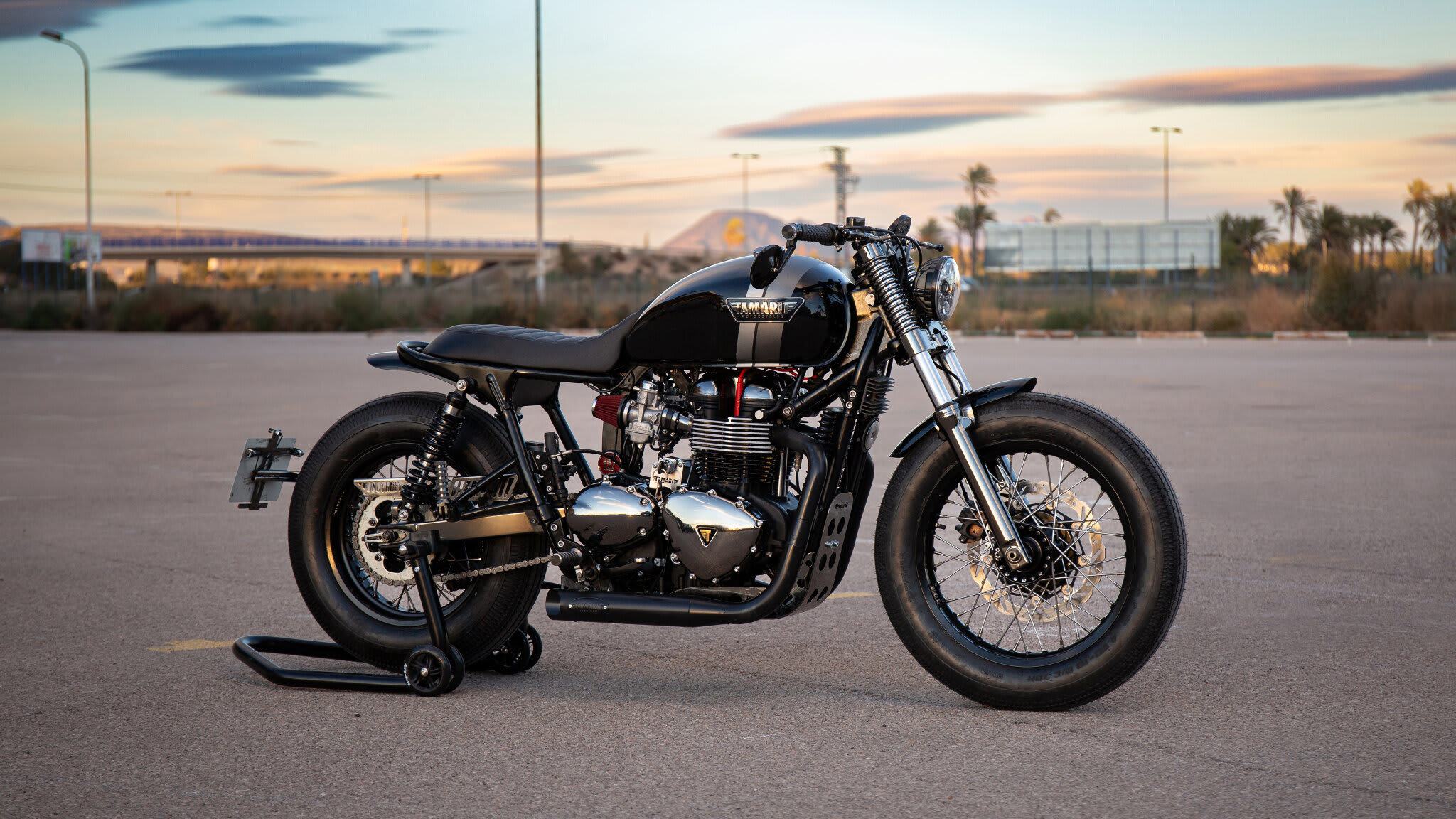 triumph bonneville t100 caferacer tamarit jbbs