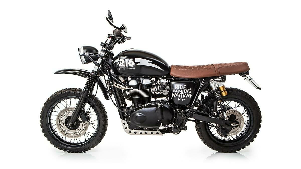 Triumph 110 Scrambler by down and out