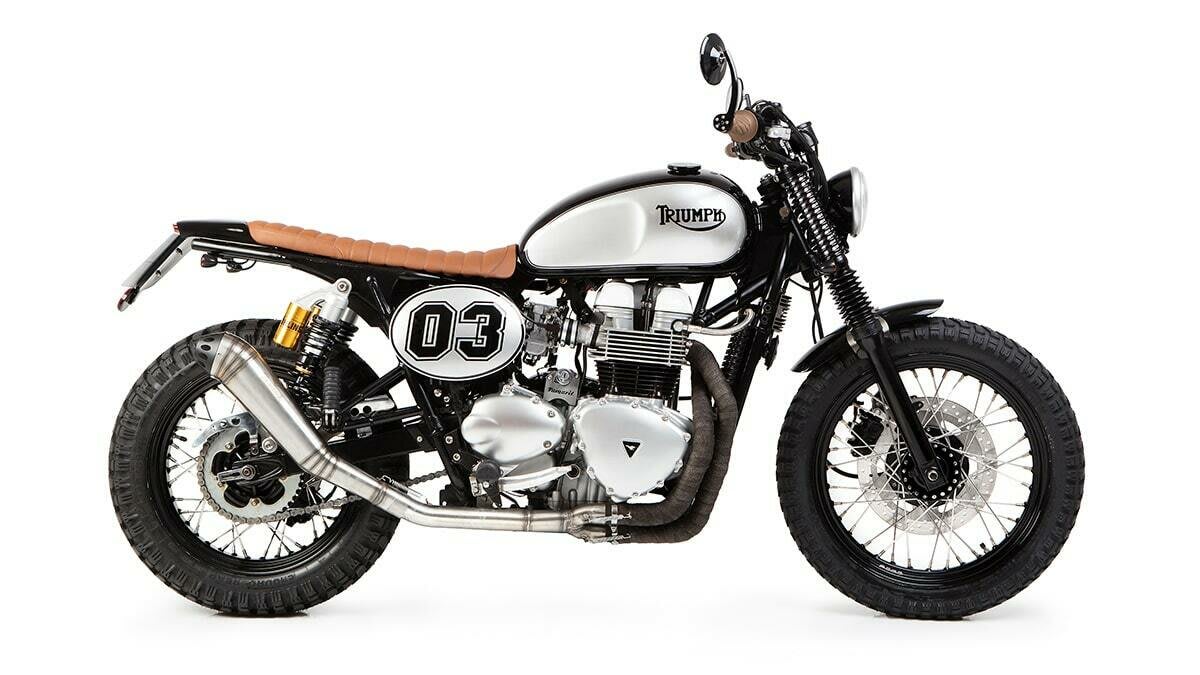 triumph bonneville t100 brat style tamarit pantera