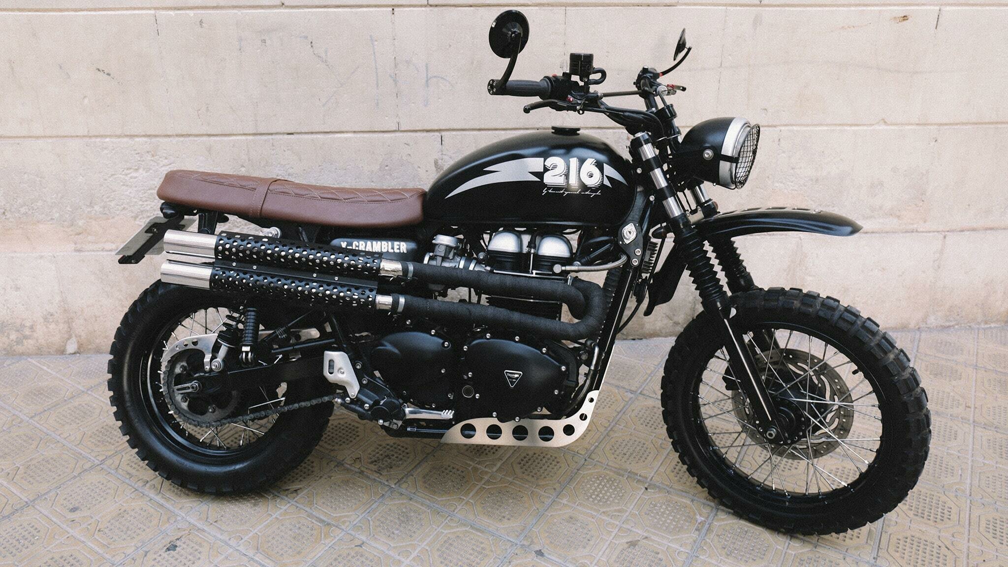 triumph scrambler 900 scrambler style tamarit number 216