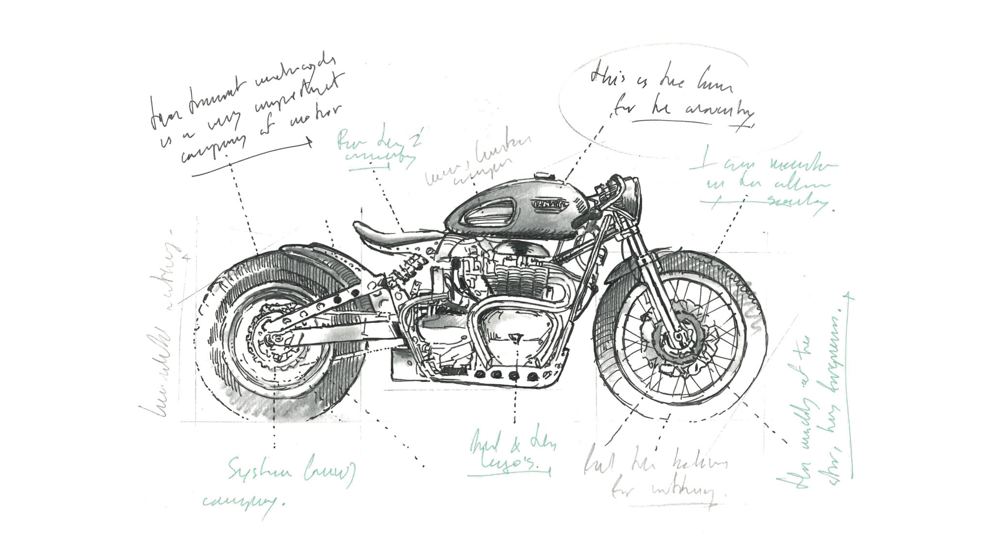 triumph bonneville 900 cafe racer tamarit emerald