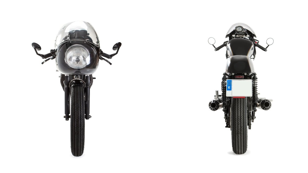 triumph bonneville t100 cafe racer blimburn