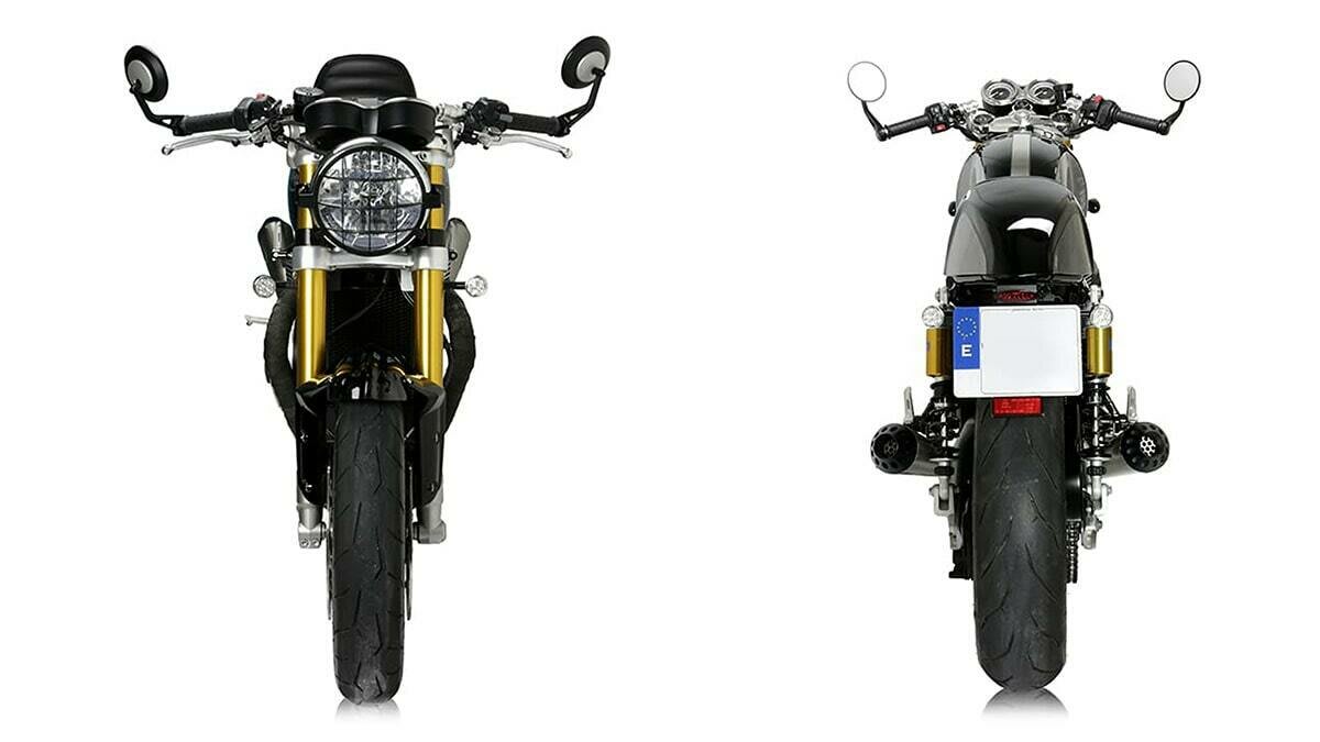 triumph thruxton 1200R cafe racer tamarit sombra