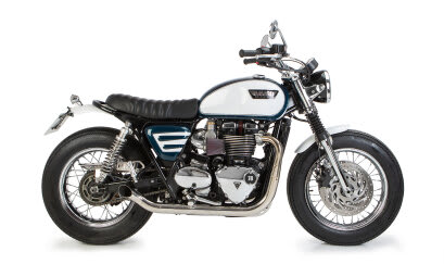 Triumph Bonneville T120 Brat Style Thin Blue Line
