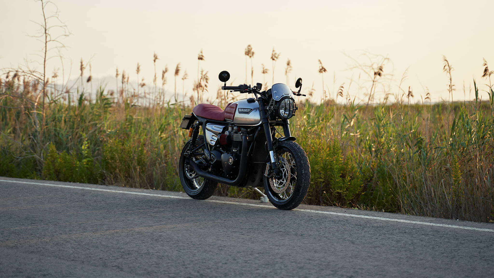 triumph thruxton 1200R cafe racer tamarit arcadia