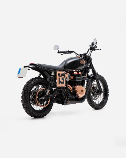 139 Tindaya | A Scrambler Highlighted by Its Nickel Finishes