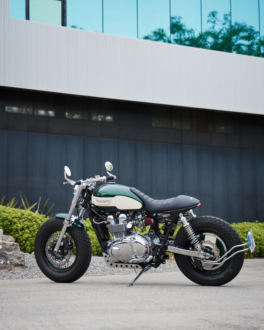 triumph bonneville t120 brat style tamarit coffee snob