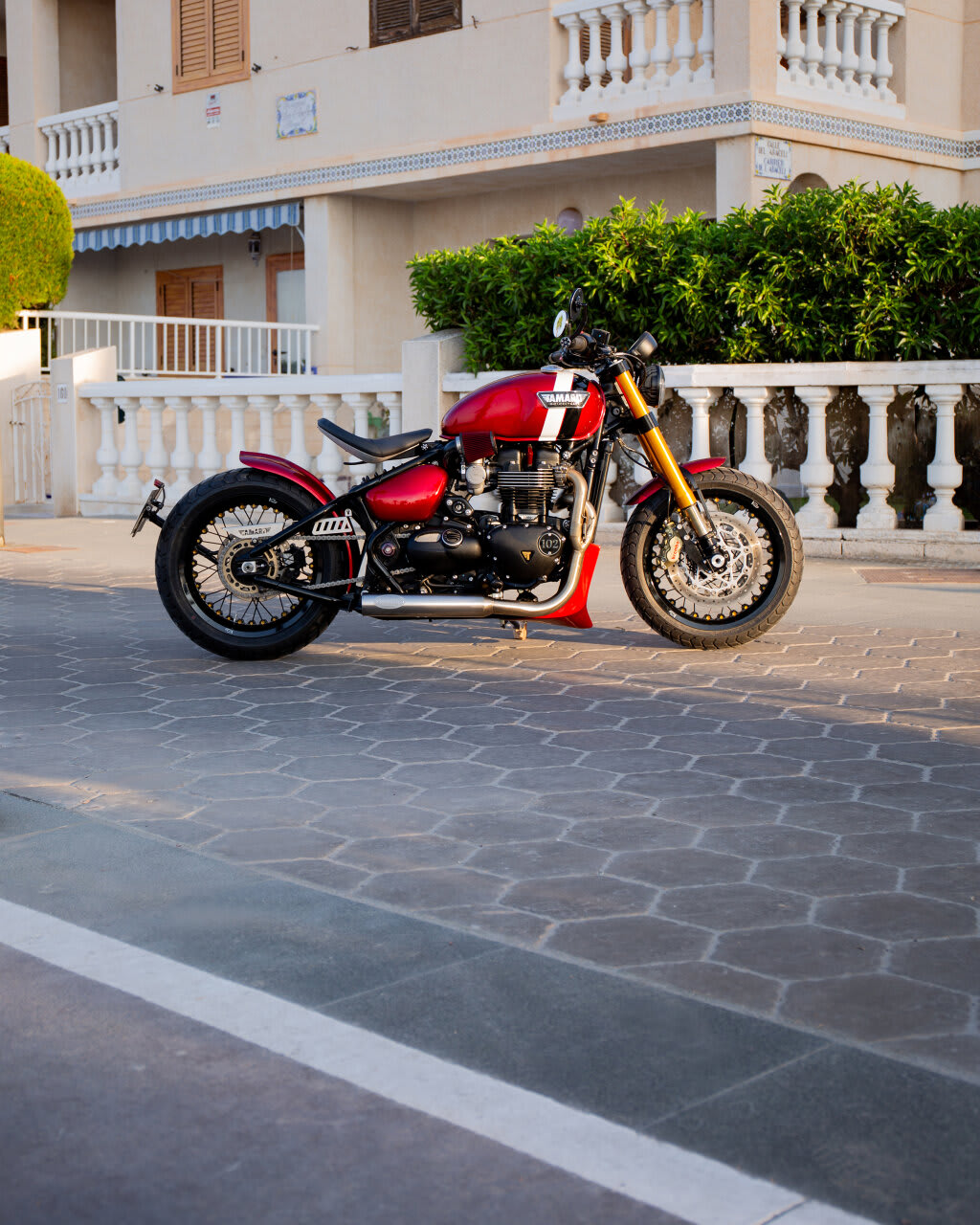 triumph bonneville t120 brat style tamarit moli