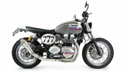 Triumph Bonneville T100 Brat Style La Virgen