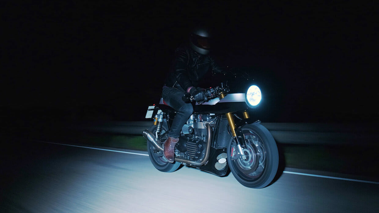 triumph thruxton 1200R cafe racer tamarit malasangre