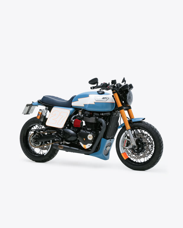 triumph thruxton 1200r cafe racer tamarit missile