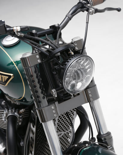 triumph bonneville t120 brat style tamarit first