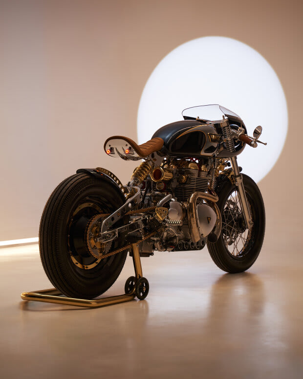 triumph thruxton 900 cafe racer thunderbird 1