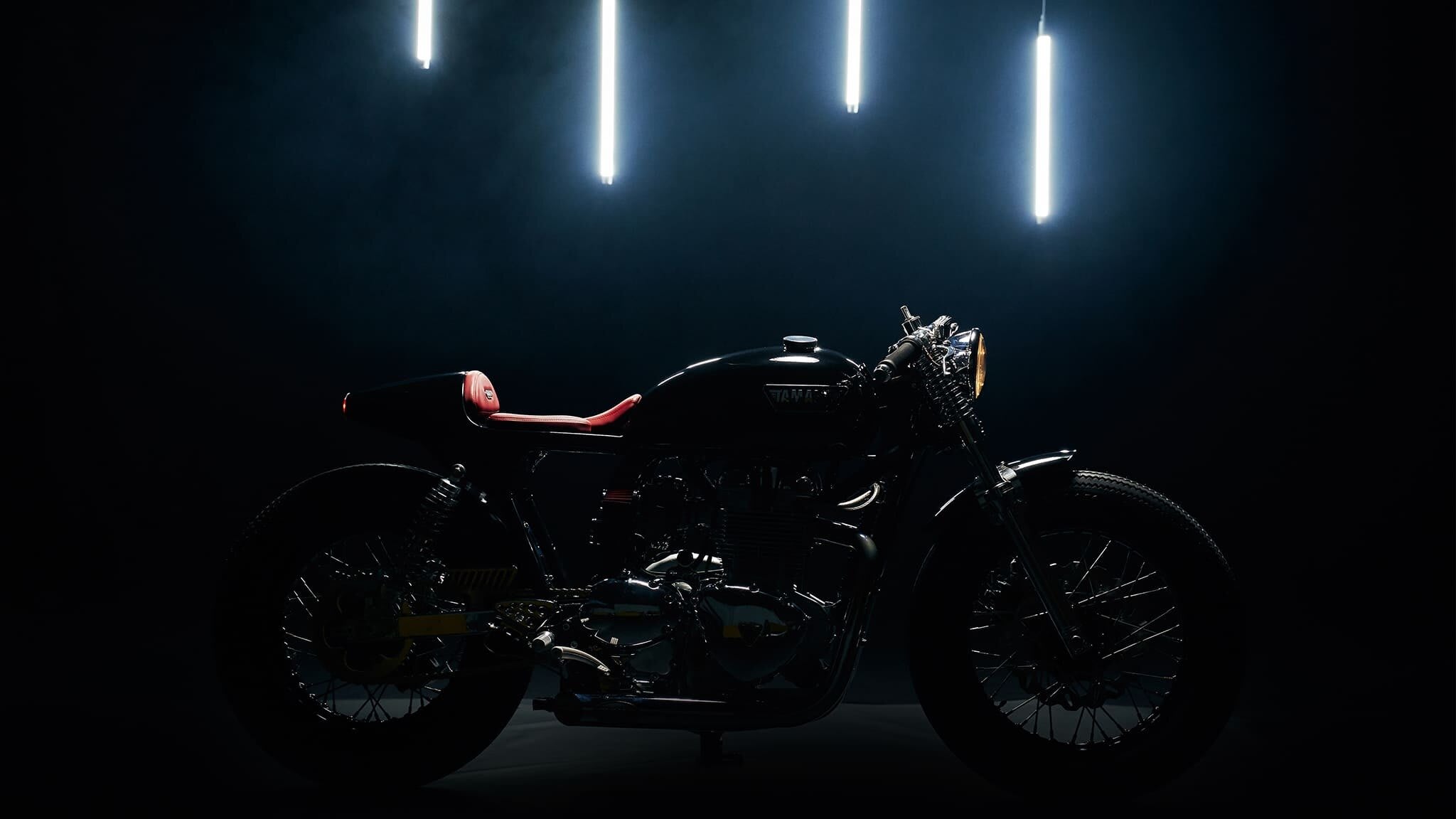 triumph thruxton 900 cafe racer tamarit gullwing