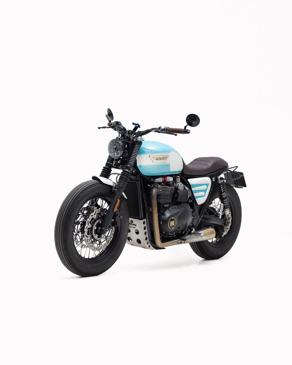 triumph bonneville t120 brat style tamarit coffee snob