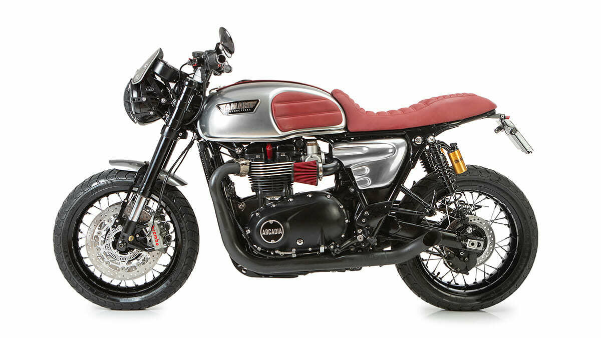 triumph thruxton 1200R cafe racer tamarit arcadia