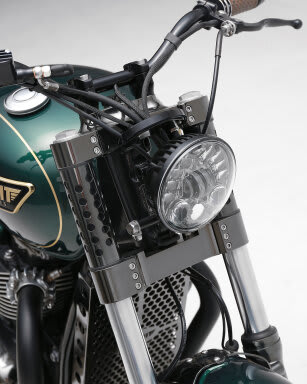 triumph bonneville t120 brat style tamarit first