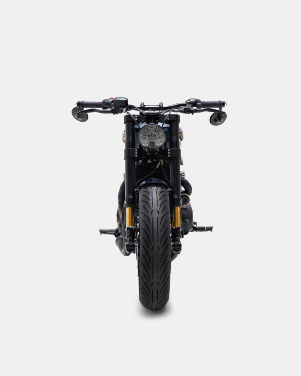 triumph thruxton 1200r cafe racer tamarit missile