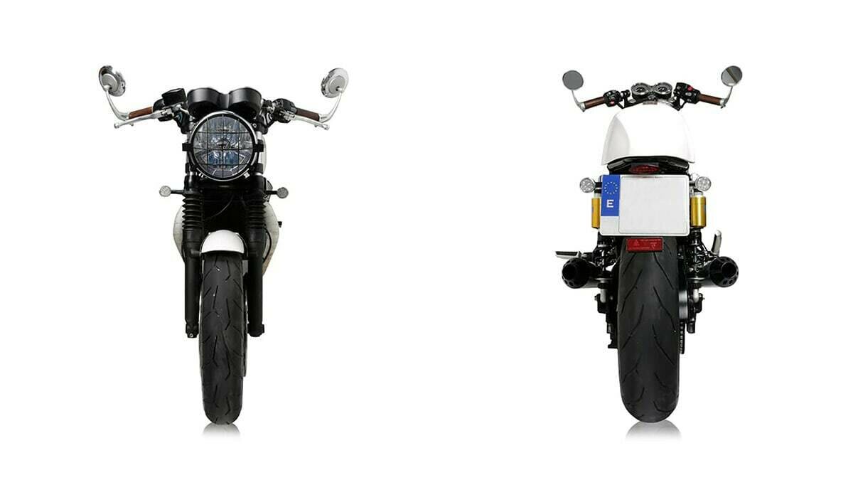 triumph thruxton 1200 cafe racer tamarit babieca