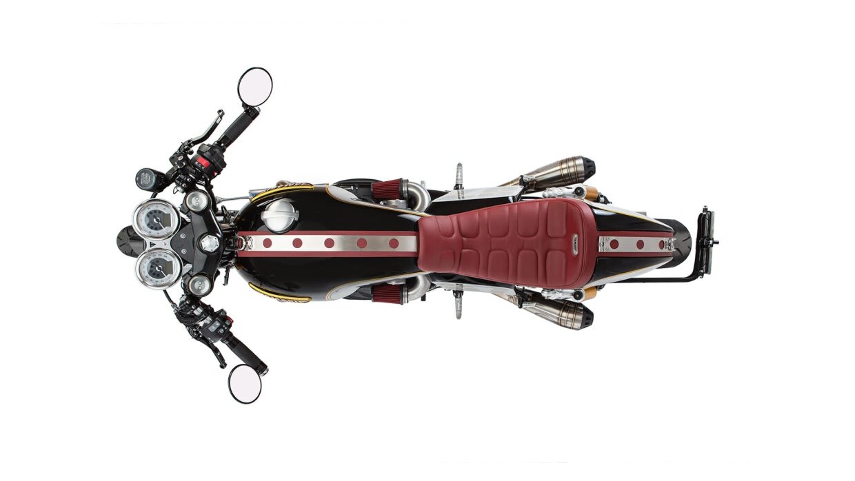 triumph thruxton r cafe racer tamarit soberbia