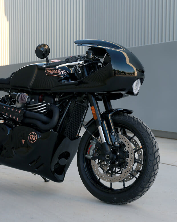 triumph thruxton 1200RS cafe racer tamarit 