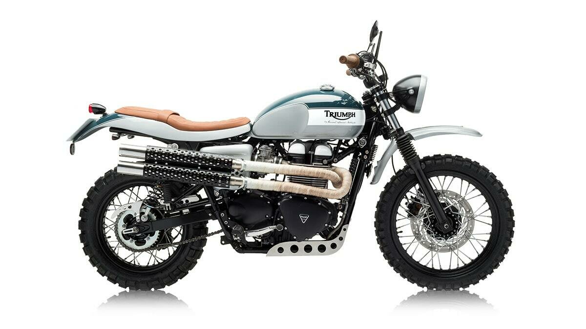 triumph bonneville t100 scrambler tamarit santa maria