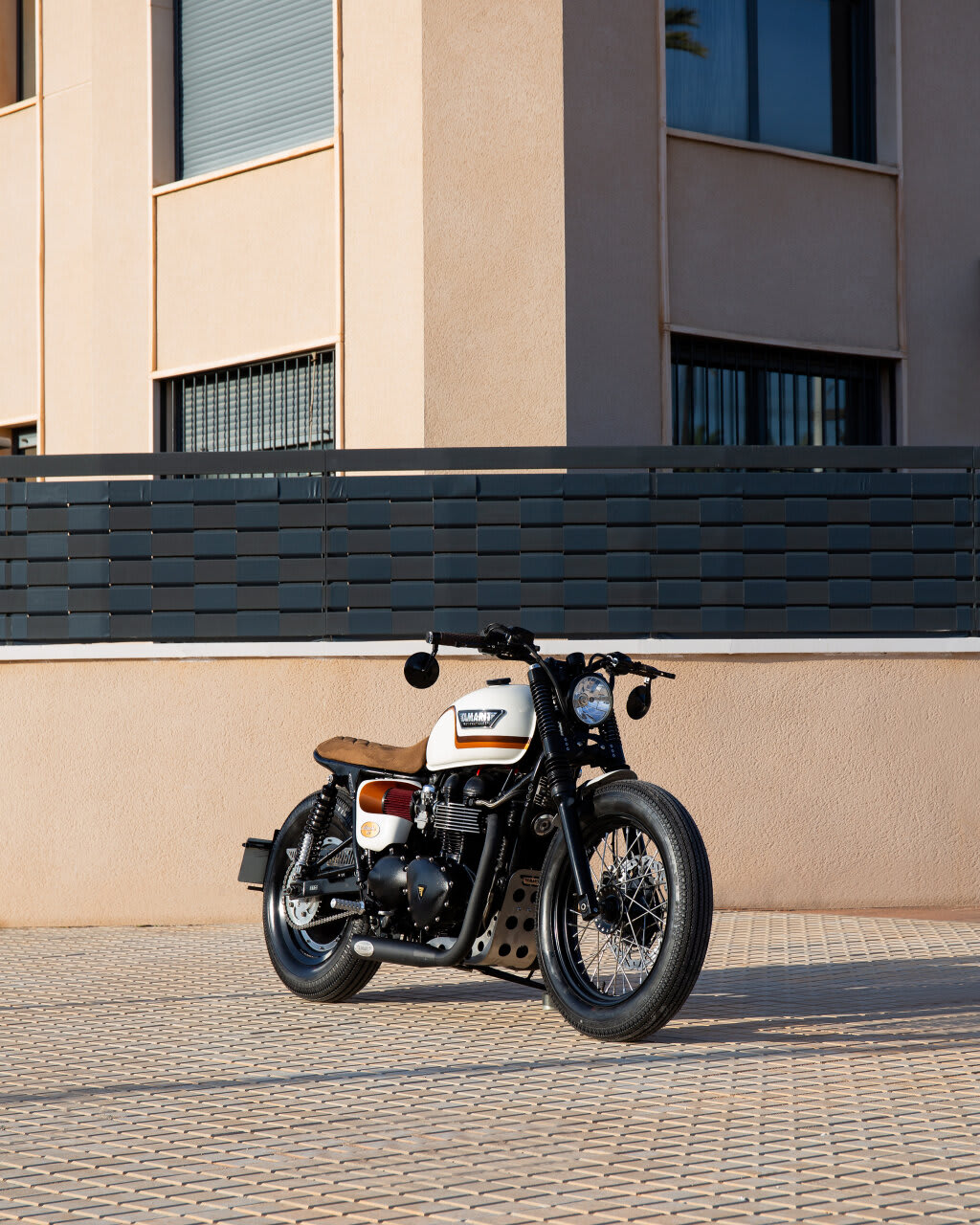 triumph bonneville t120 brat style tamarit moli
