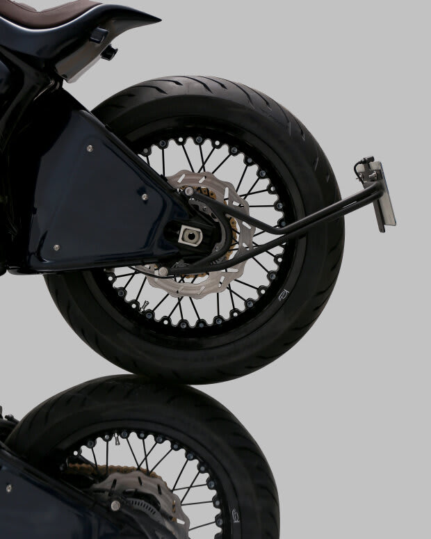 triumph thruxton 1200r cafe racer tamarit missile