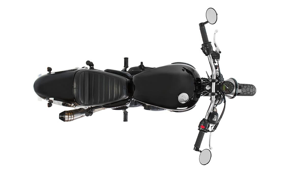 triumph bonneville t100 cafe racer tamarit black thunder