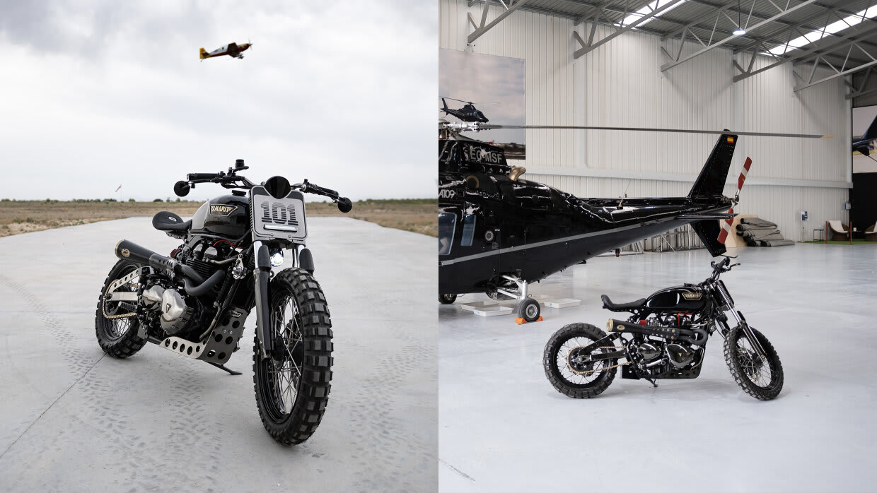 triumph bonneville t100 tracker tamarit veneno