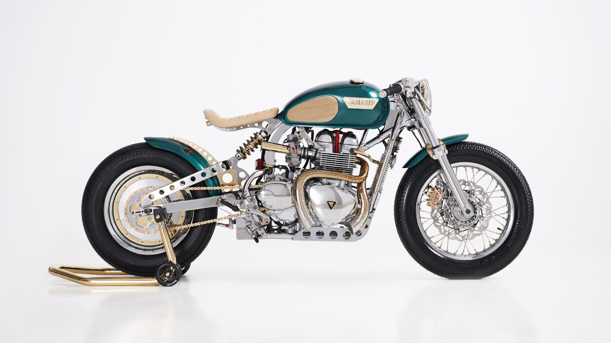 triumph bonneville t100 cafe racer tamarit circe